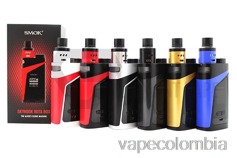 Kit Vape Completo Smok Skyhook Rdta Box 220w Kit Negro